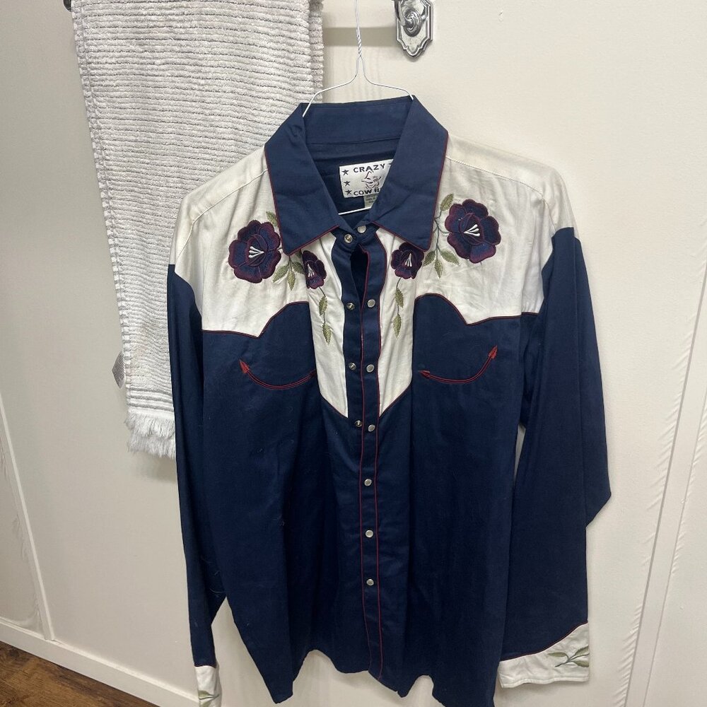 Vintage Western Button Down